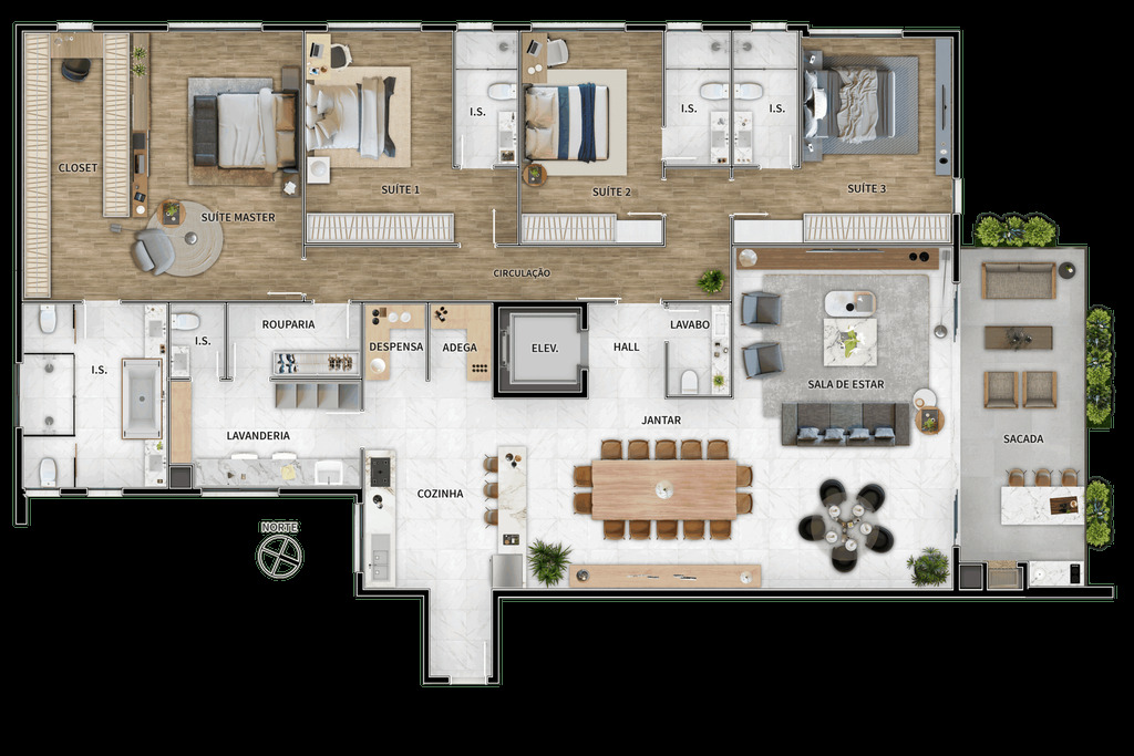 Apartamento, 4 quartos, 315 m² - Foto 16