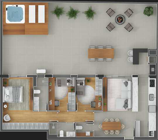 Apartamento, 3 quartos, 128 m² - Foto 33