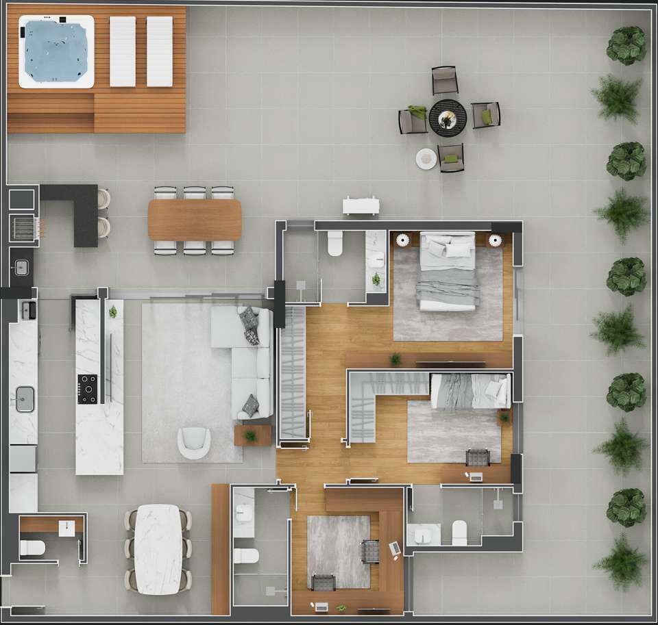Apartamento, 3 quartos, 128 m² - Foto 37