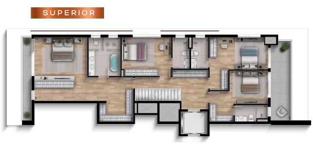 Cobertura, 3 quartos, 246 m² - Foto 44