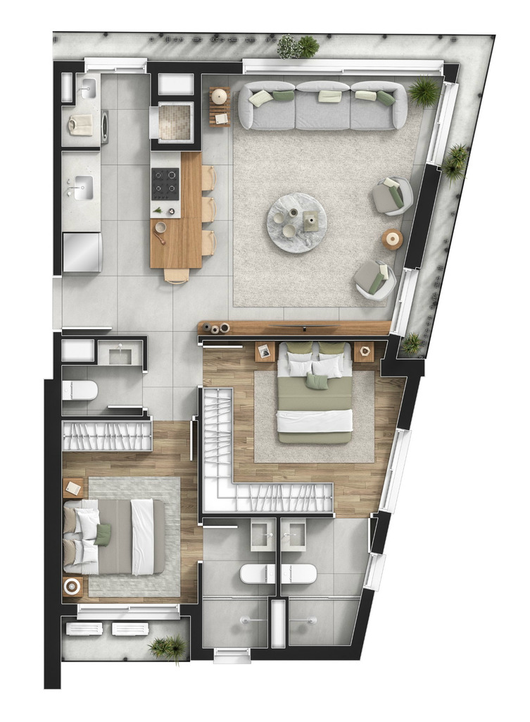 Apartamento, 2 quartos, 66 m² - Foto 40