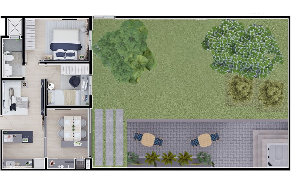 Apartamento, 2 quartos, 51 m² - Foto 47