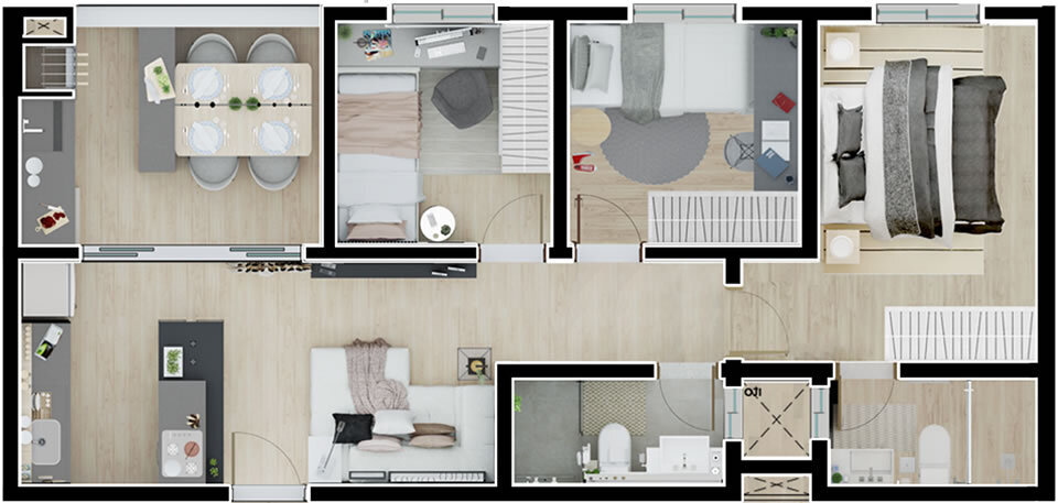 Apartamento, 2 quartos, 51 m² - Foto 40