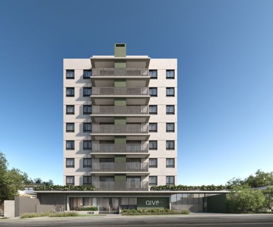 Edifício Give City Habitat | 1 a 2 quartos-Capão Roso-Curitiba/PR
