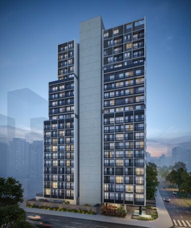 Edf. Core Silva Jardim | 1 quarto-Rebouças-Curitiba-PR.