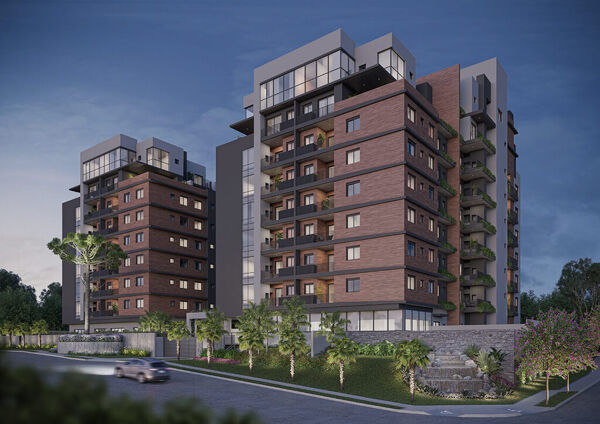 Edifício Gaia | 2 a 3 quartos-Cabral-Curitiba/PR