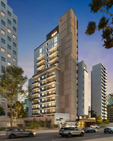 Piazza di Roma | Studios e 1 a 2 quartos-Água Verde-Curitiba/PR