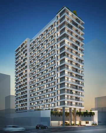 Edf. Core Palácio | 1 a 2 quartos-Centro-Curitiba/PR