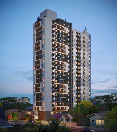 Edifício New Garden | 1 a 3 quartos-Novo Mundo-Curitiba/PR.