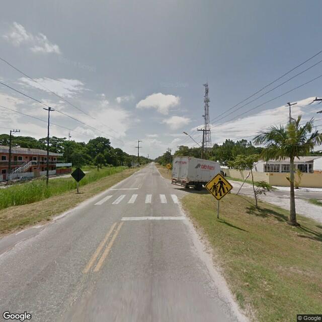 Imagem estática do "Street View" da localização