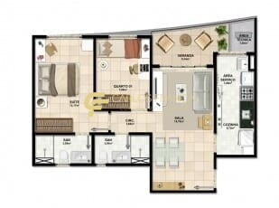 Apartamento à venda com 2 quartos, 60m² - Foto 21