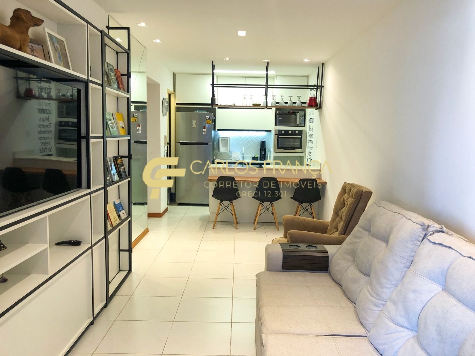 Apartamento à venda com 1 quarto, 52m² - Foto 3