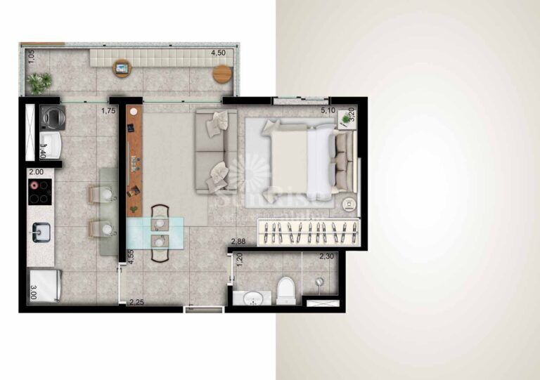 Apartamento, 1 quarto, 40 m² - Foto 35