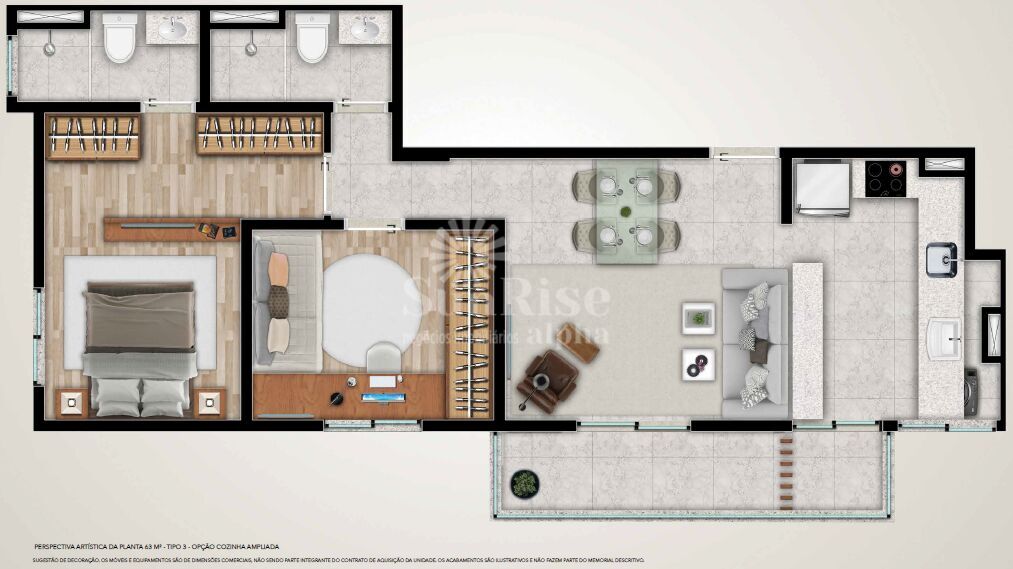 Apartamento, 1 quarto, 40 m² - Foto 44