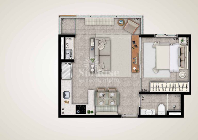 Apartamento, 1 quarto, 40 m² - Foto 37