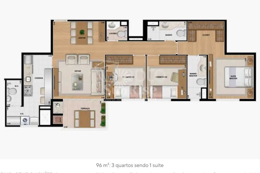 Apartamento para alugar com 1 quarto, 50m² - Foto 45