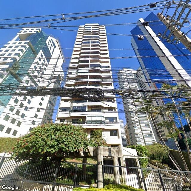 Imagem estática do "Street View" da localização