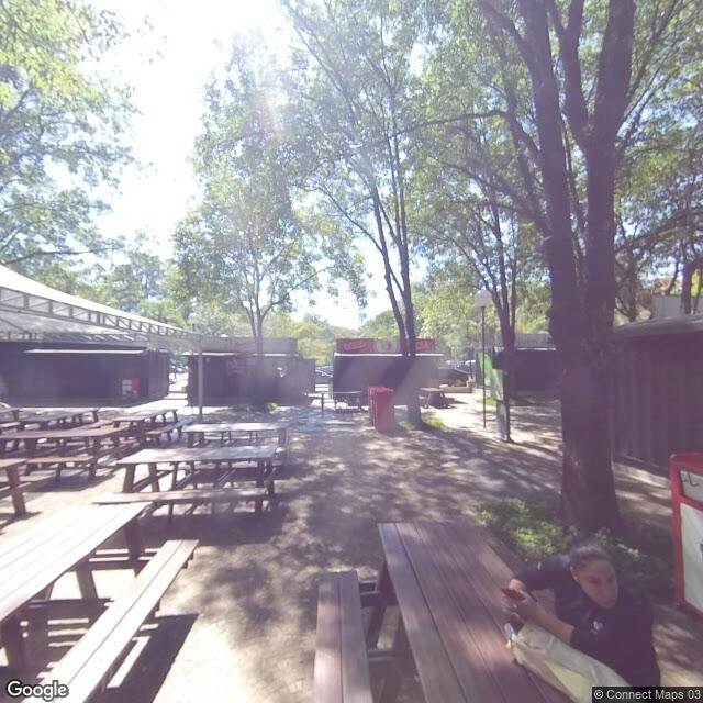 Imagem estática do "Street View" da localização