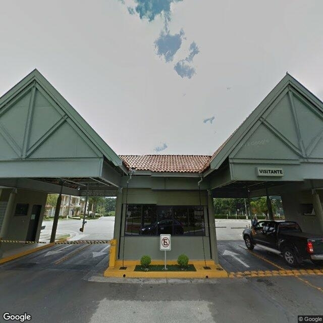 Imagem estática do "Street View" da localização