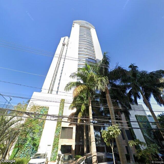 Imagem estática do "Street View" da localização