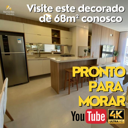 Visite este decorado de 68m² conosco