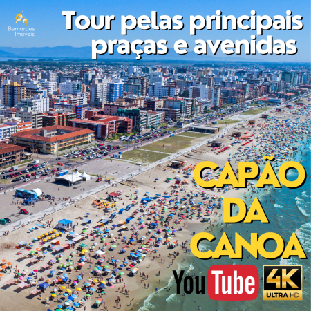 Tour pelas principais praças e avenidas de Capão da Canoa