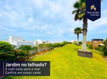 Jardim no telhado? E com vista para mar