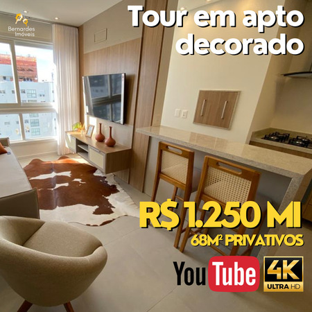 Tour em apto decorado