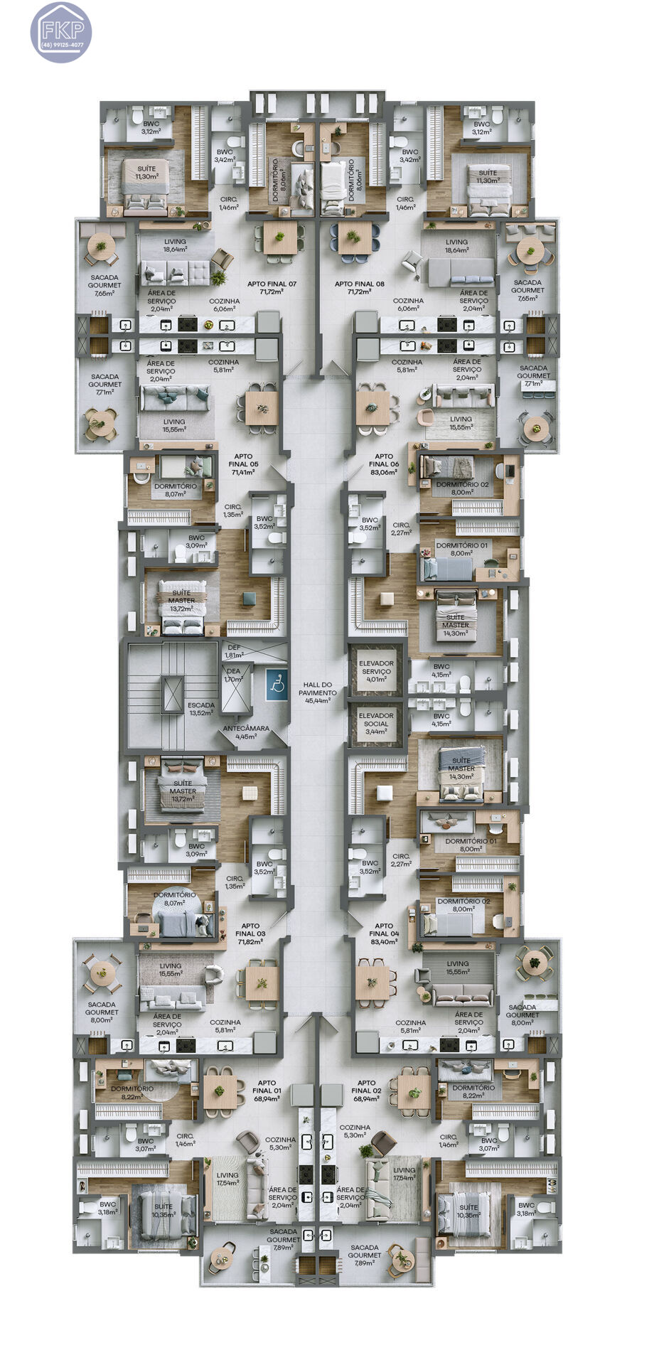 Conjunto Comercial-Sala à venda, 95m² - Foto 8