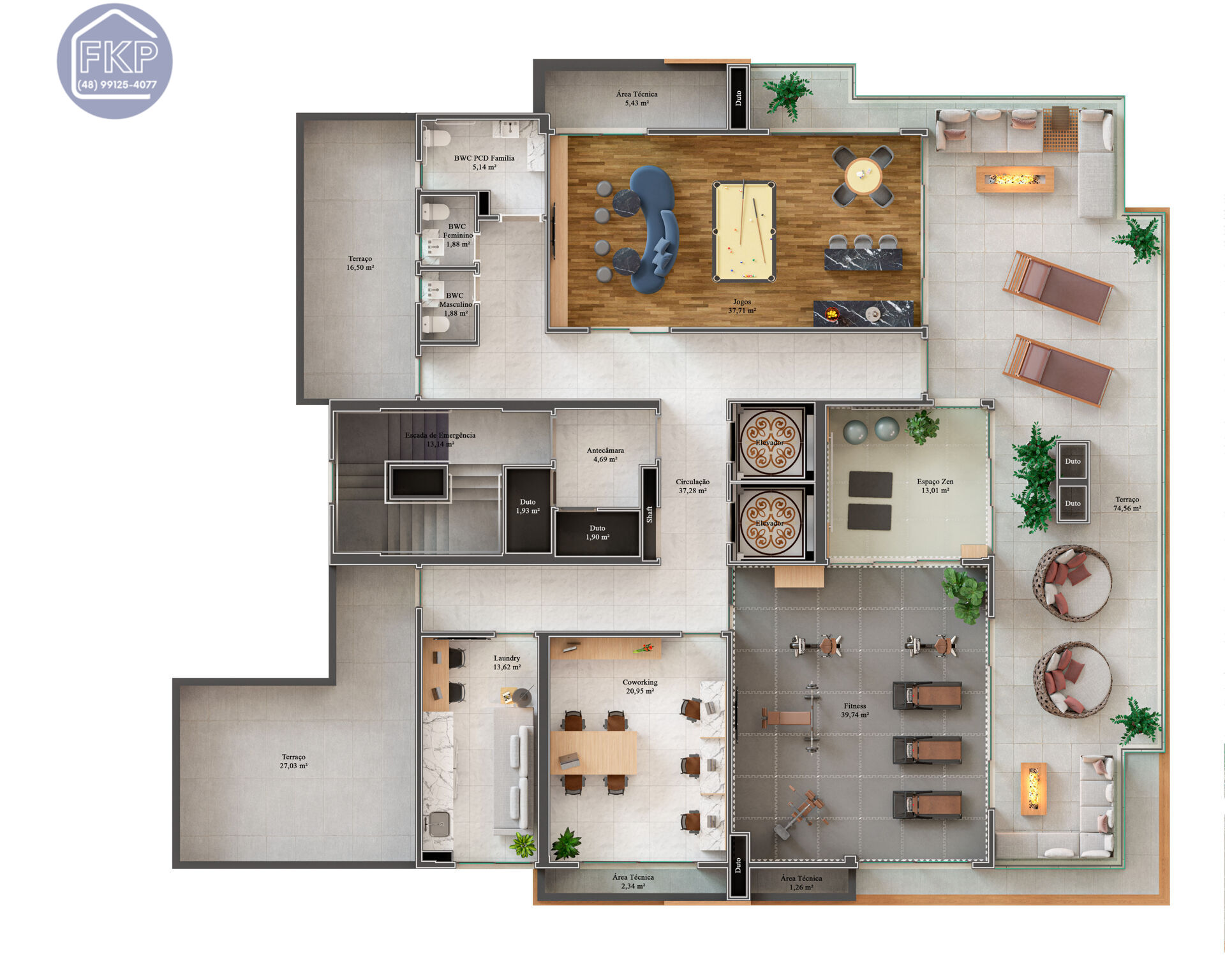 Apartamento à venda com 3 quartos, 84m² - Foto 20