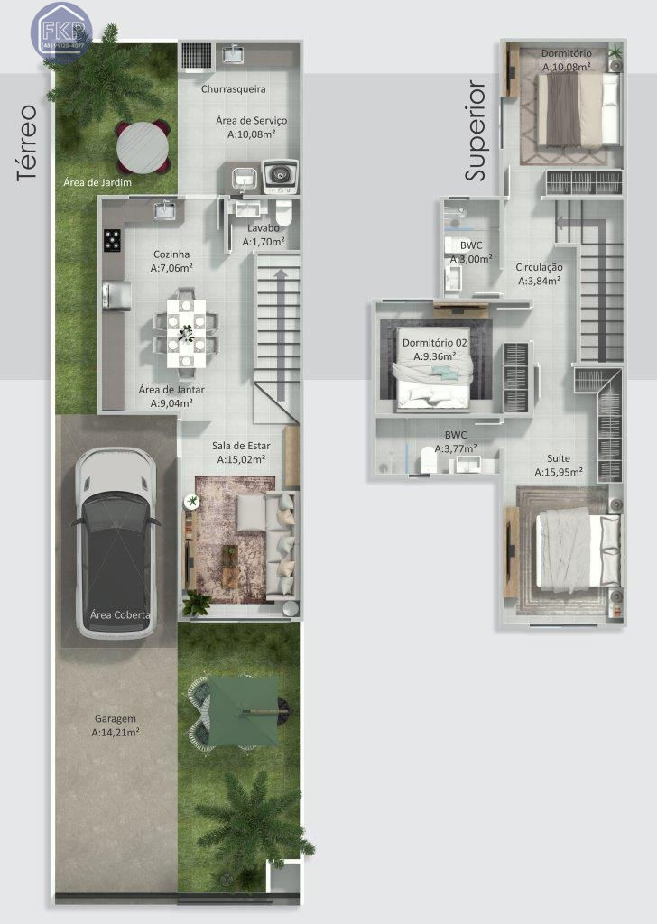 Casa à venda com 3 quartos, 141m² - Foto 4