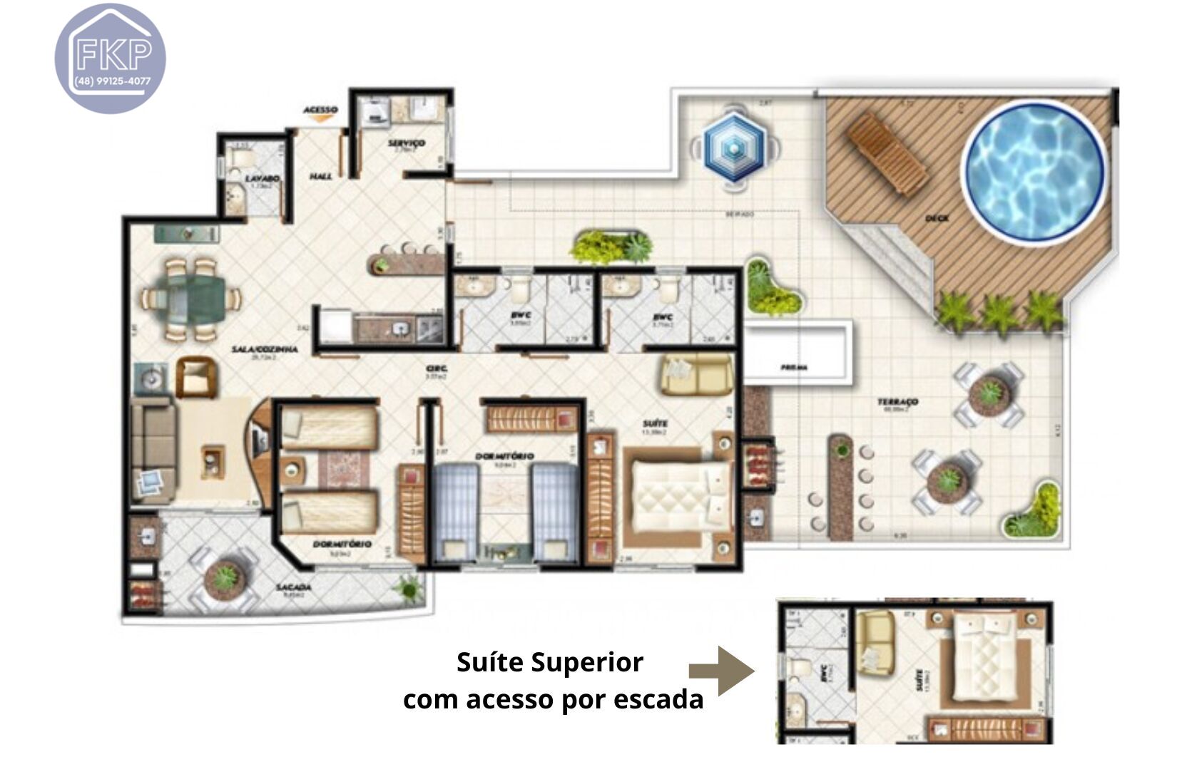 Cobertura à venda com 4 quartos, 190m² - Foto 5