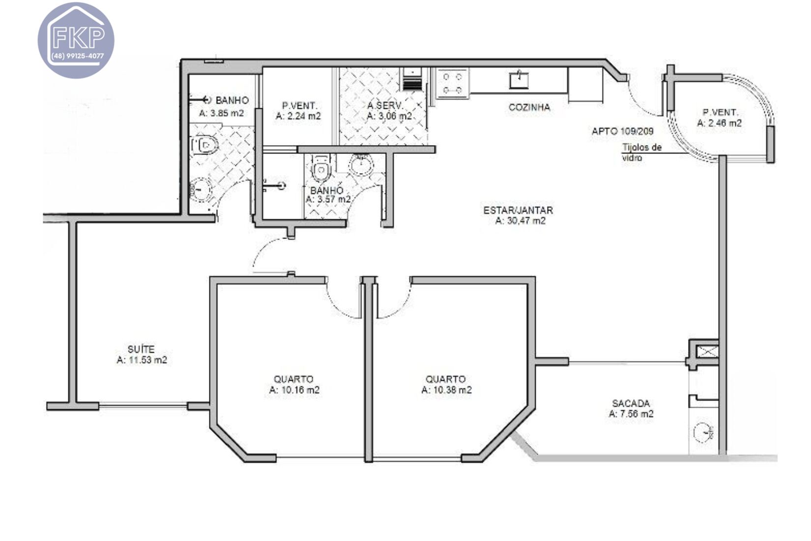 Apartamento, 3 quartos, 106 m² - Foto 4