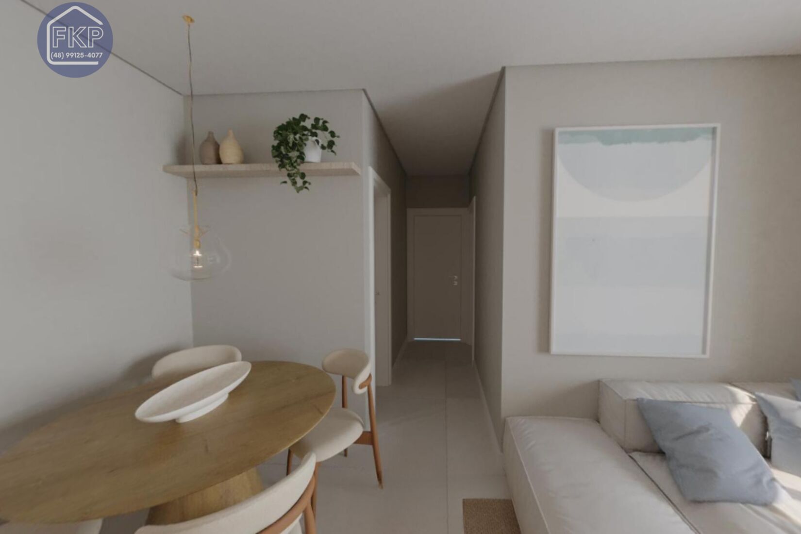 Apartamento à venda com 2 quartos, 60m² - Foto 3