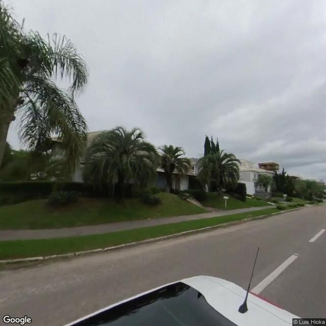 Imagem estática do "Street View" da localização