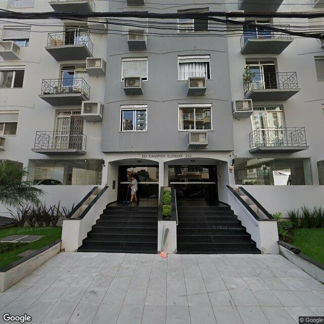 Imagem estática do "Street View" da localização