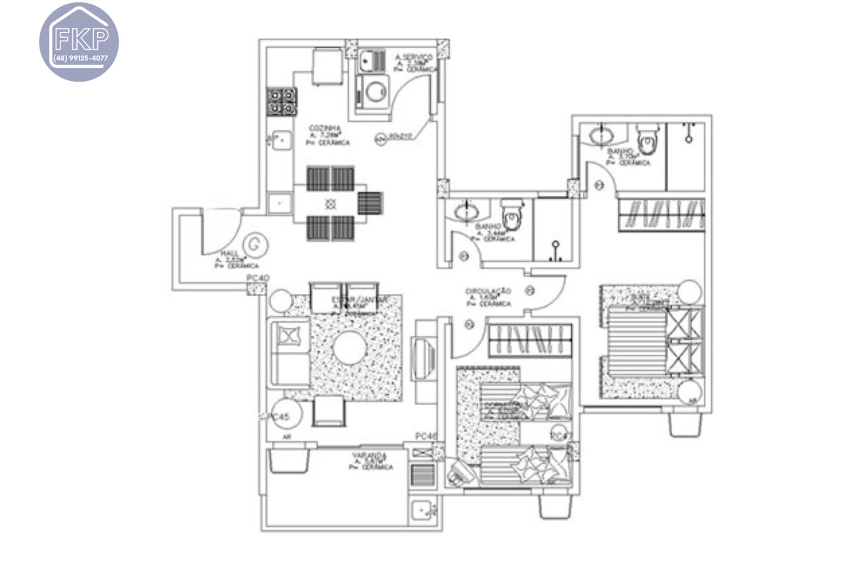 Apartamento à venda com 2 quartos, 73m² - Foto 18