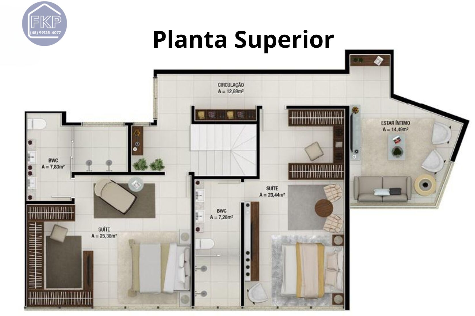 Apartamento à venda com 6 quartos, 333m² - Foto 3