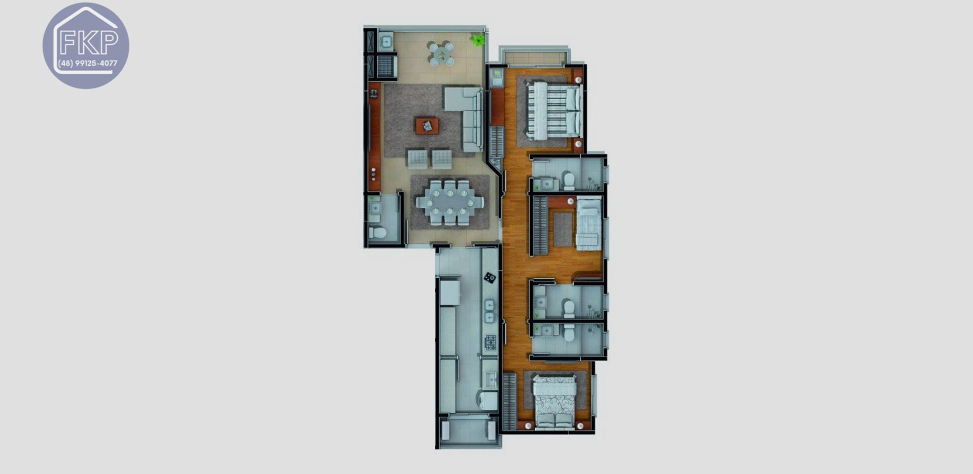 Apartamento à venda com 3 quartos, 112m² - Foto 4