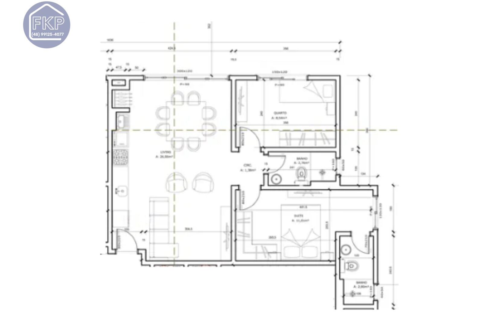 Apartamento, 2 quartos, 60 m² - Foto 3