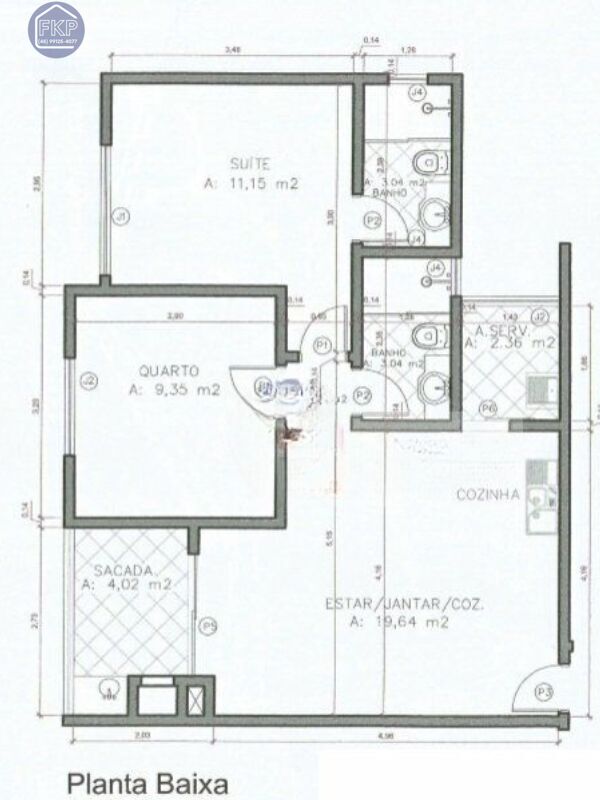 Apartamento à venda com 2 quartos, 61m² - Foto 4