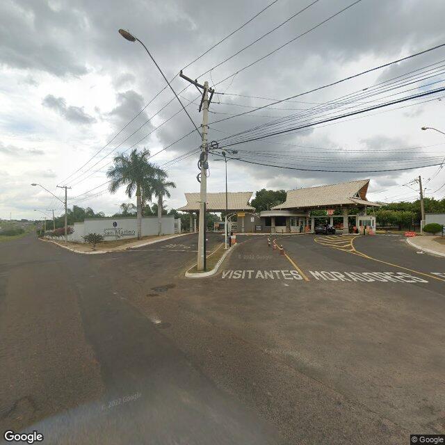 Imagem estática do "Street View" da localização