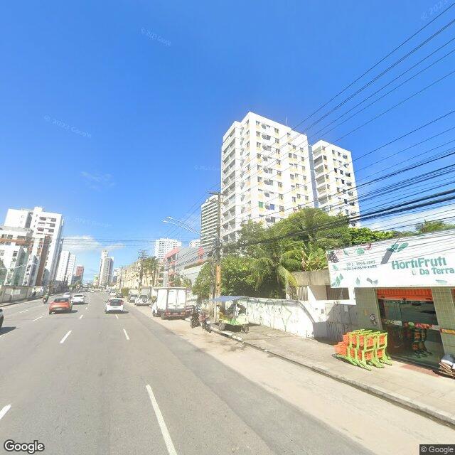 Imagem estática do "Street View" da localização