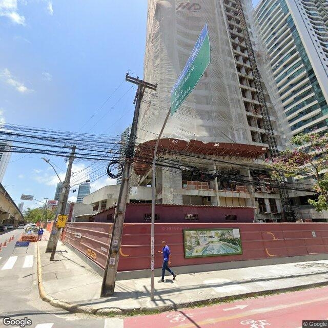 Imagem estática do "Street View" da localização