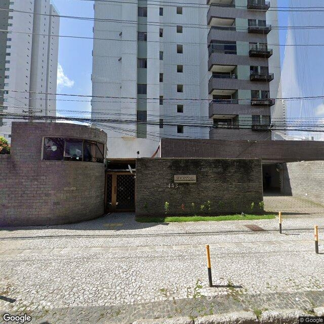 Imagem estática do "Street View" da localização