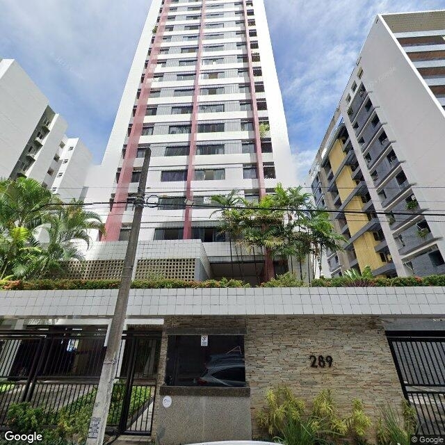 Imagem estática do "Street View" da localização