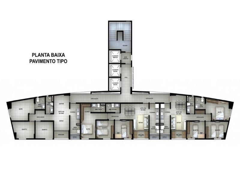 Apartamento à venda com 3 quartos, 67m² - Foto 20