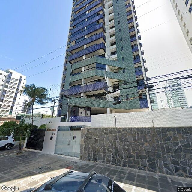 Imagem estática do "Street View" da localização