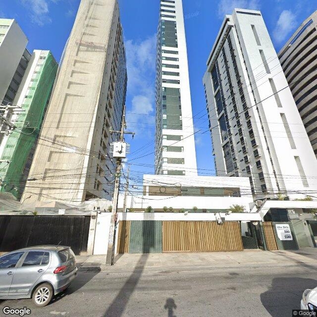 Imagem estática do "Street View" da localização