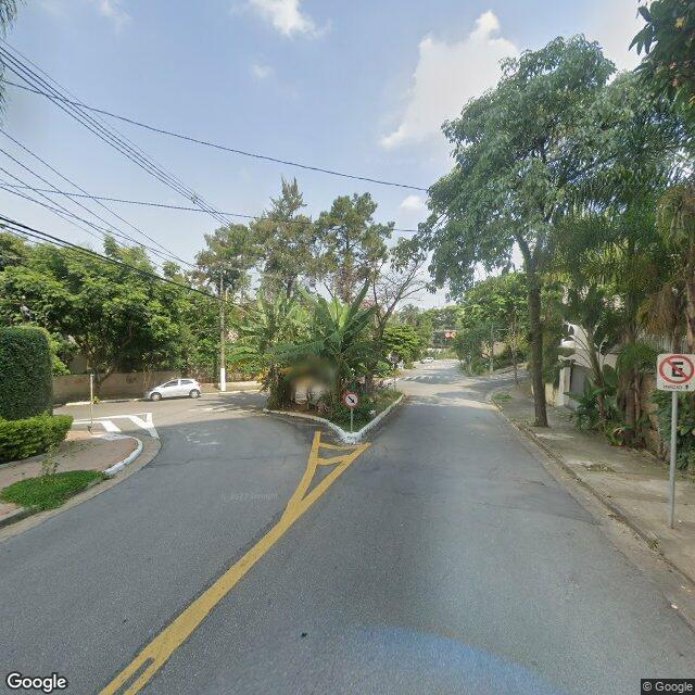 Imagem estática do "Street View" da localização